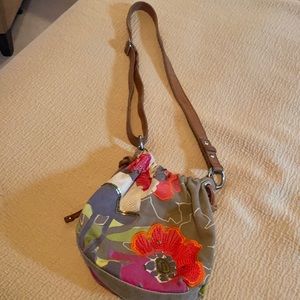 Fossil Long Live Vintage 1934 canvas crossbody bag